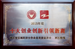 十大创新引领浙商奖